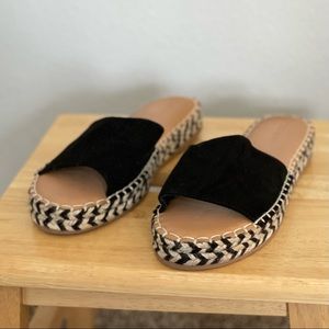 BRAND NEW OLD NAVY ESPADRILLE SLIDES SIZE 7
